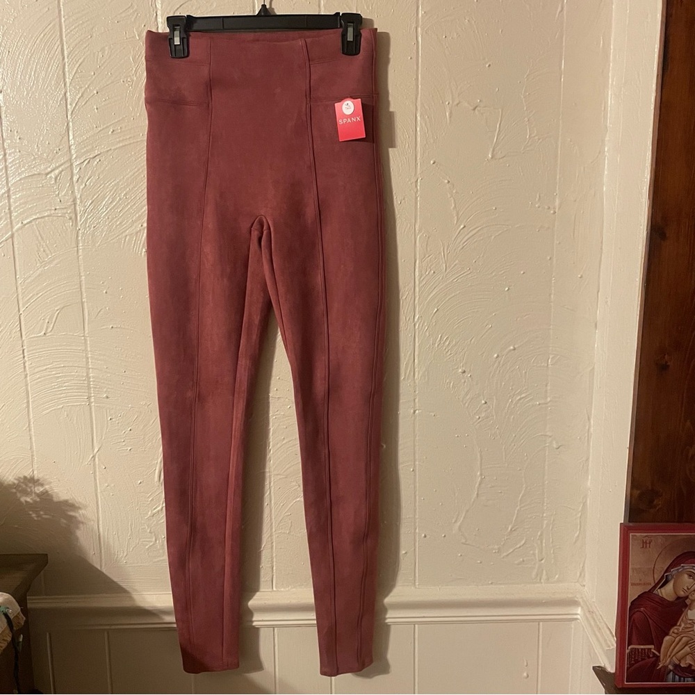 SPANX Dusty Rose High-Waisted Pants